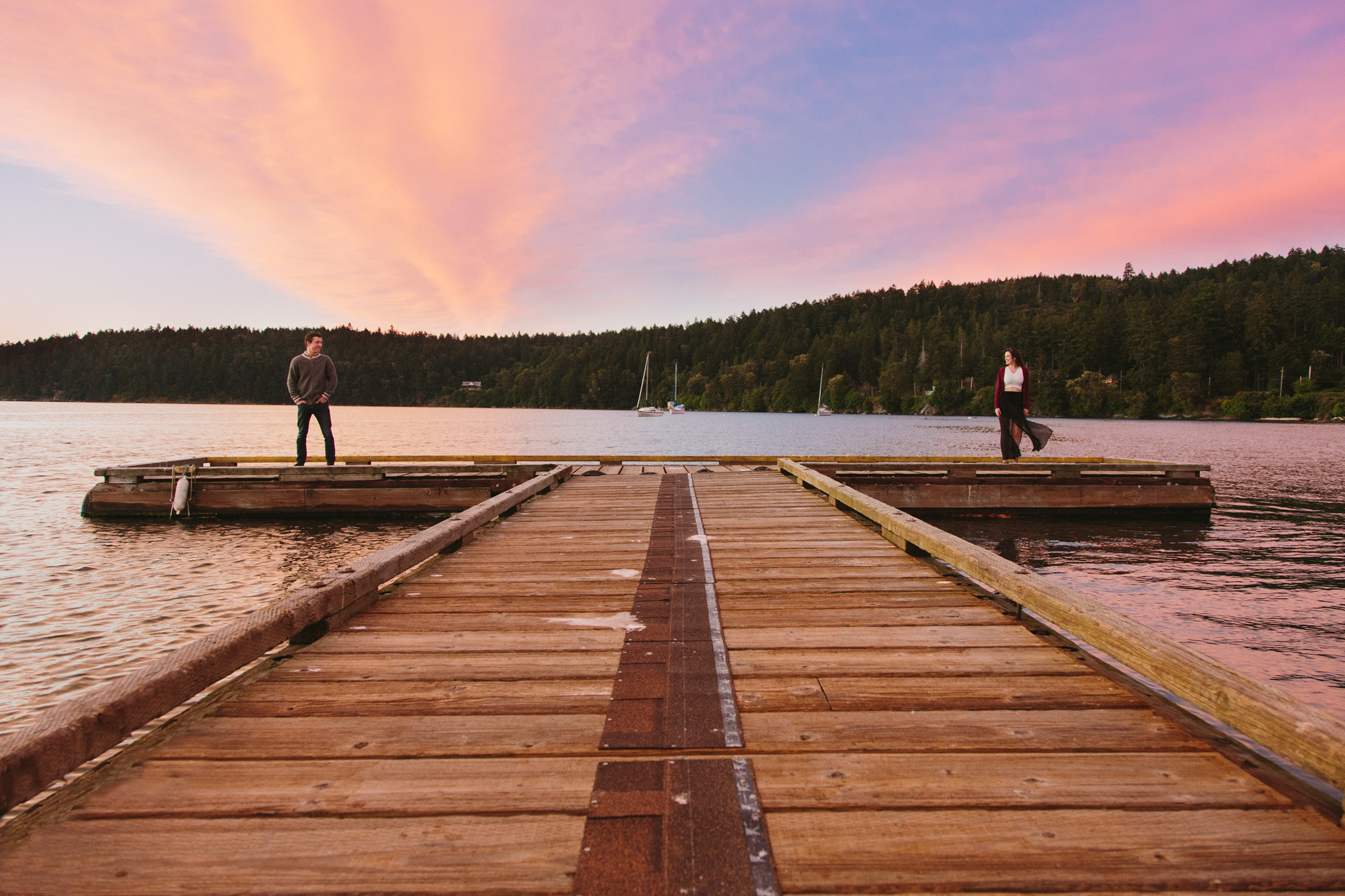 Gulf Island Engagement Photographer