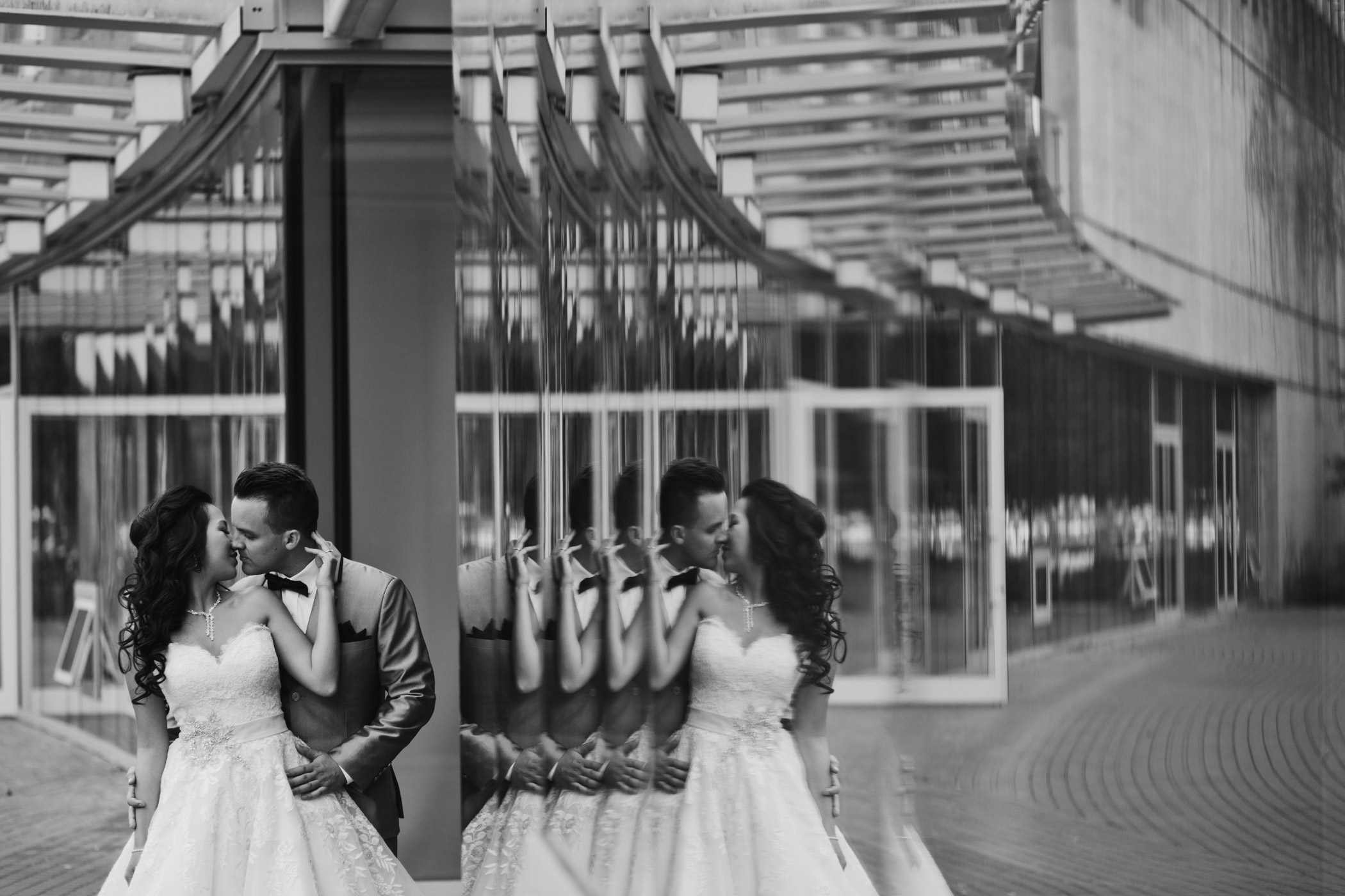 Olympic Village Bride and Groom