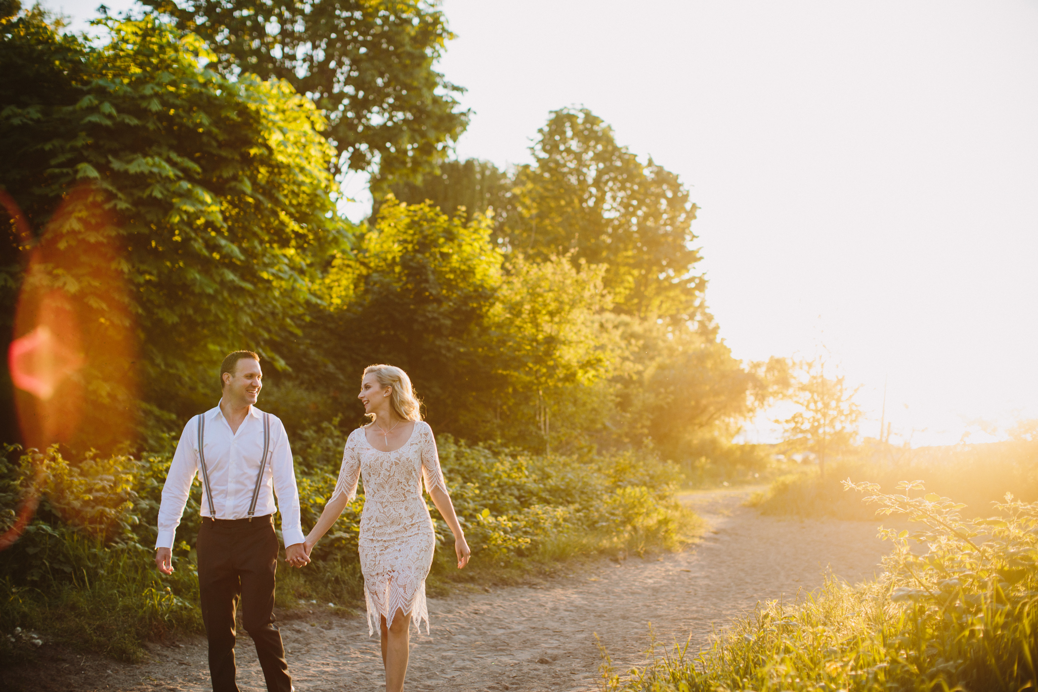 Kits Beach Sunset Engagement