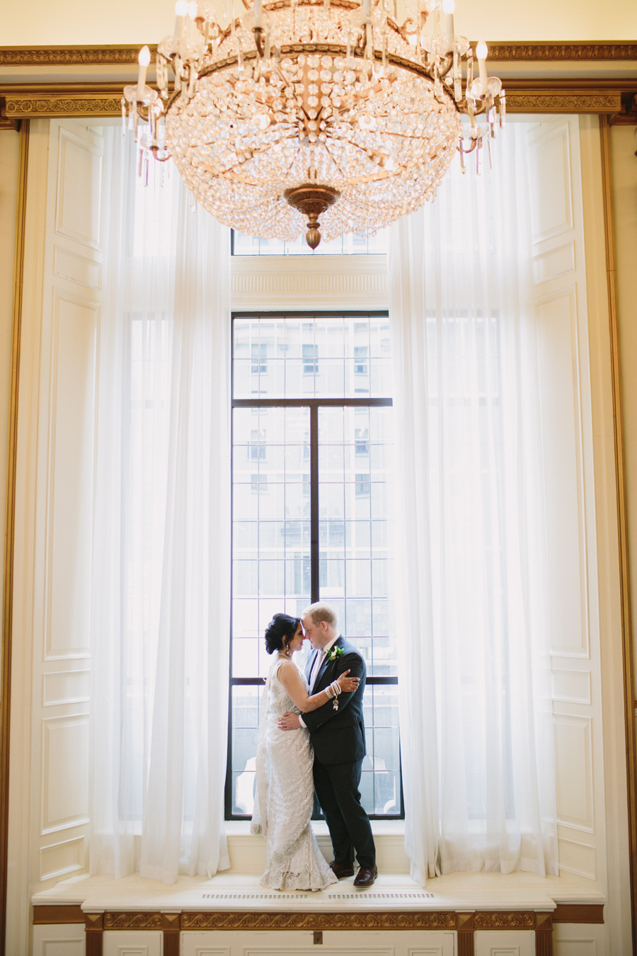 Fairmont Hotel Vancouver Bride and Groom