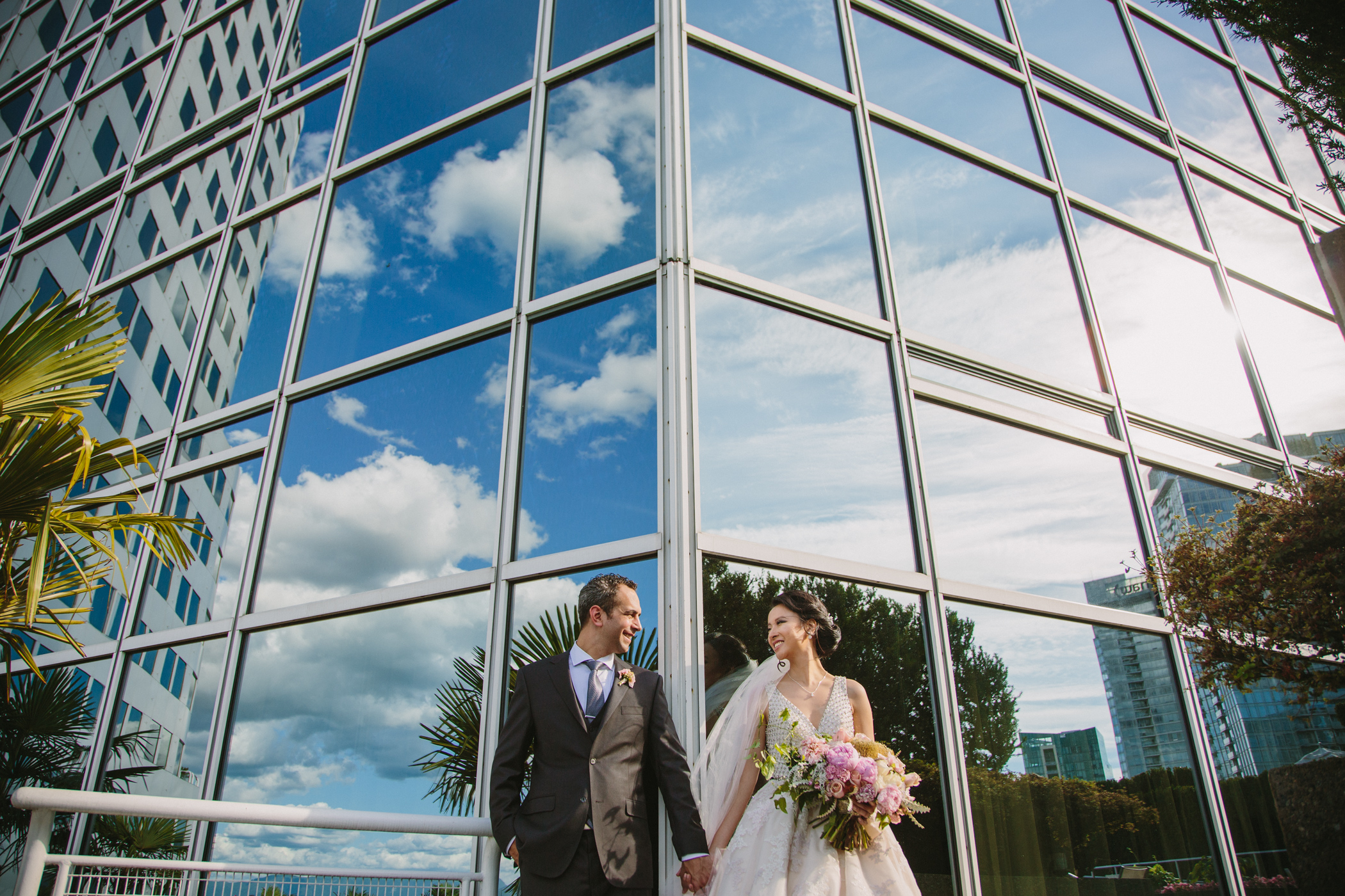 Bride and Groom Portrait Pan Pacific