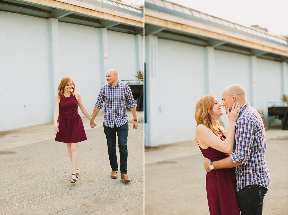 Pre Wedding Portraits in Vancouver's Warehouse District