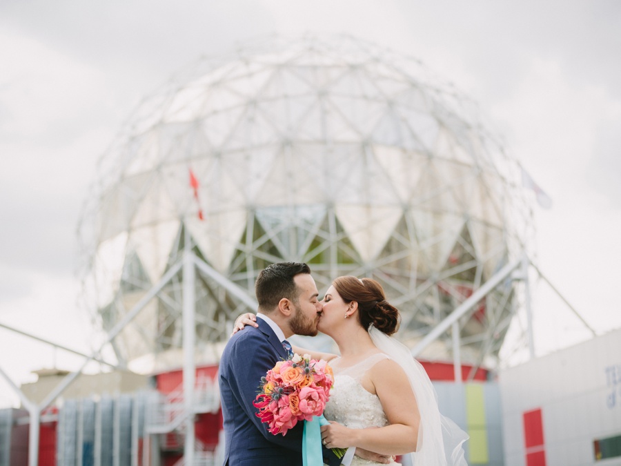 Science World Vancouver Wedding Portrait
