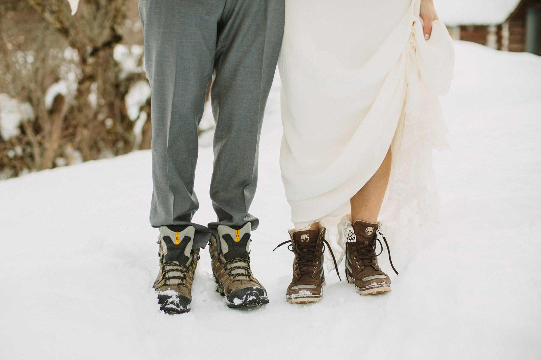 Whistler Bride and Groom Snowy Footwear