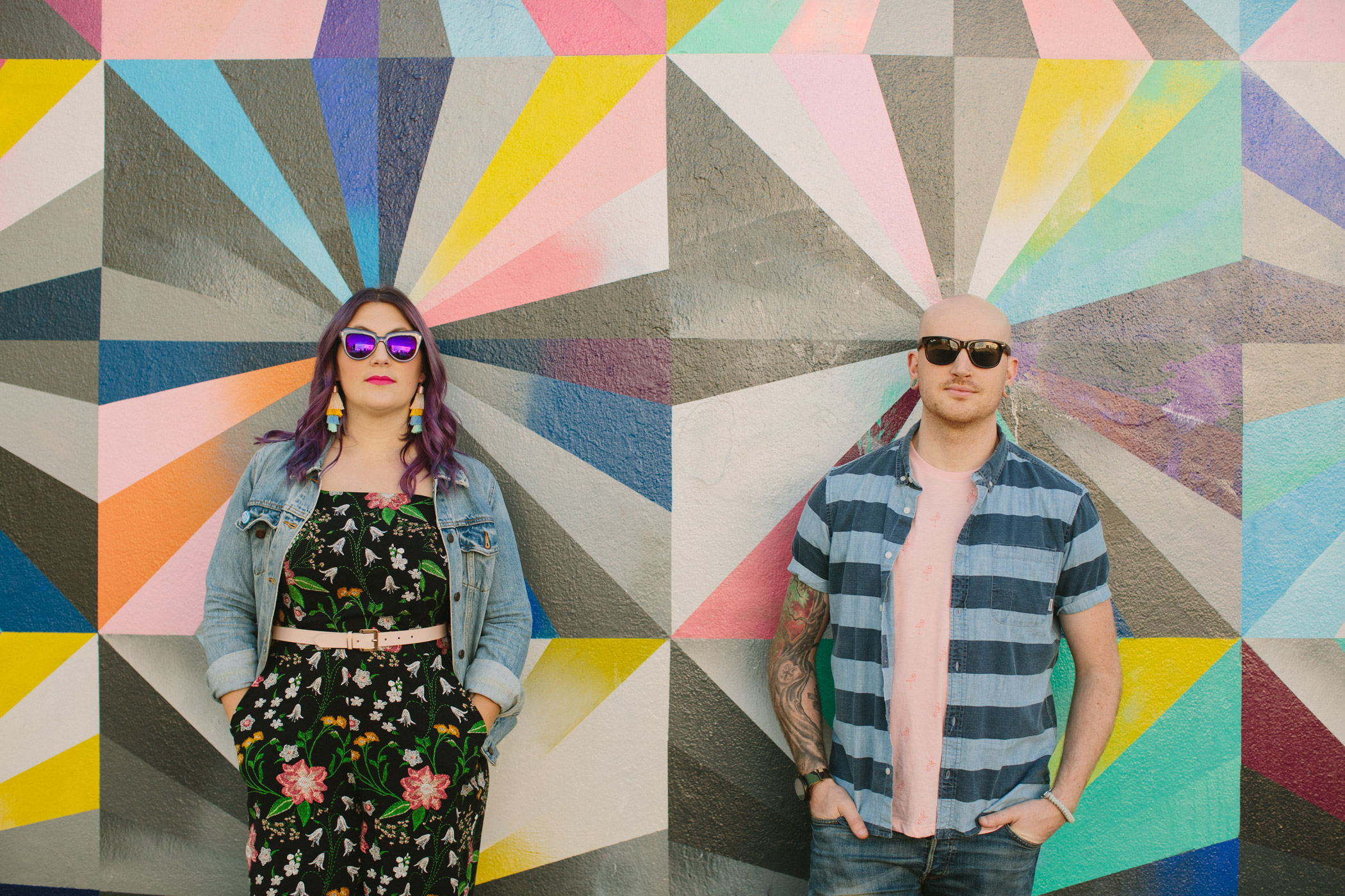 Colourful Vancouver Engagement Session