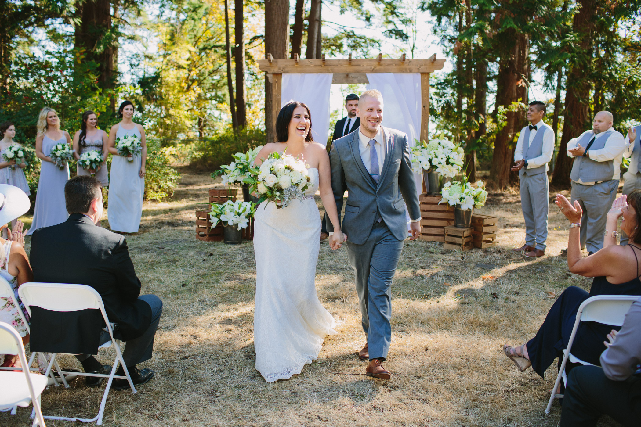 White Rock Bride and Groom Recessional