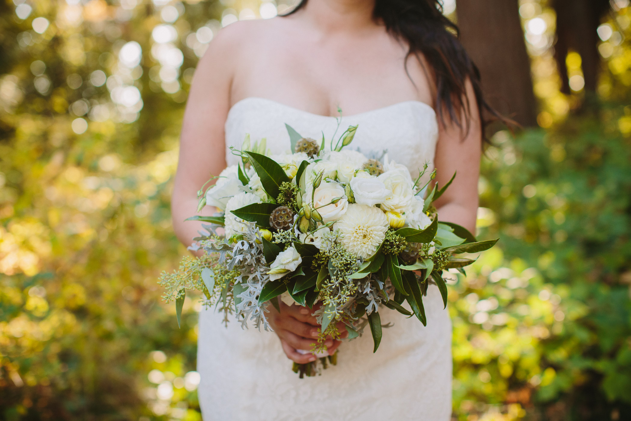 White Rock Bridal Bouquet