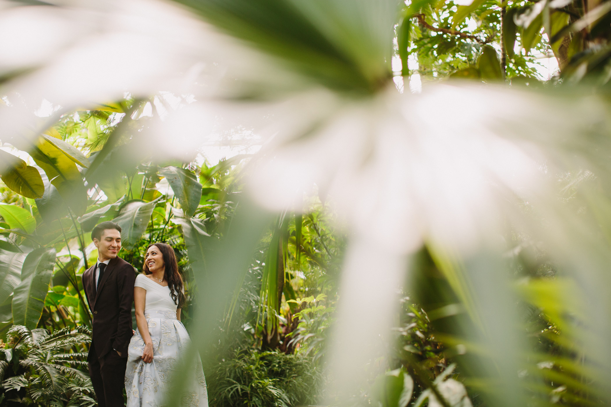 Wedding Portrait at Bloedel Conservatory