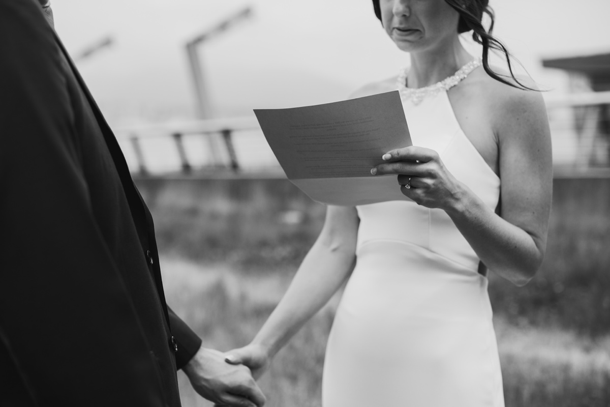 Private vows at Coal Harbour