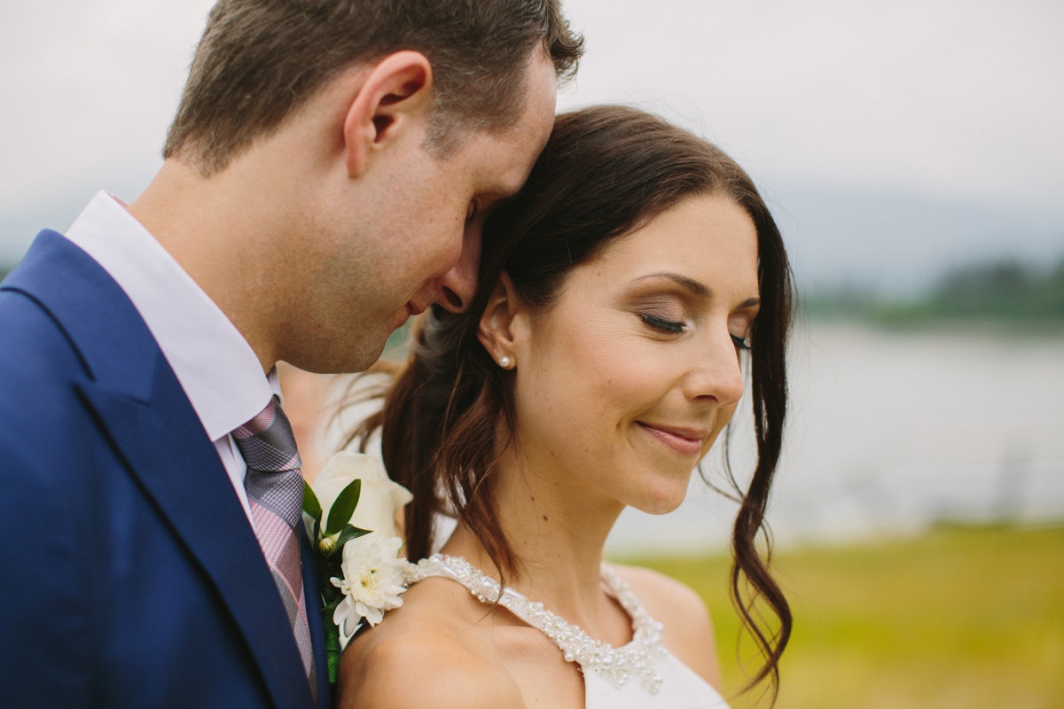 Vancouver bride and groom portrait