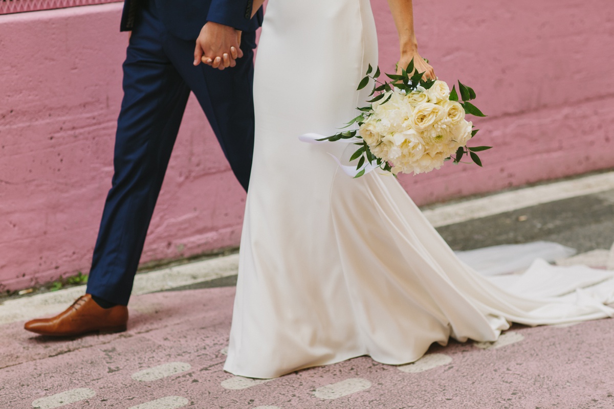 Wedding details in Vancouver's alley-oop