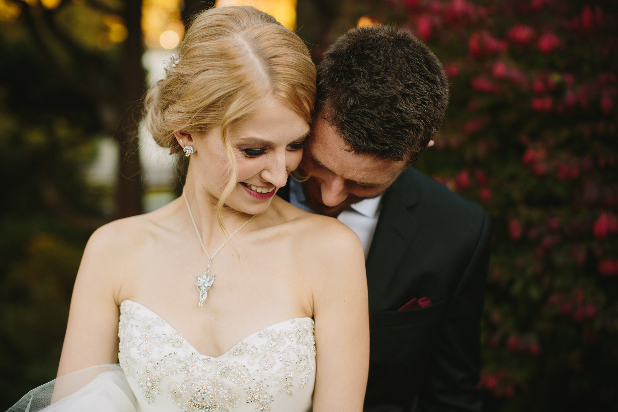 Bride and Groom Portraits at Cecil Green Park House