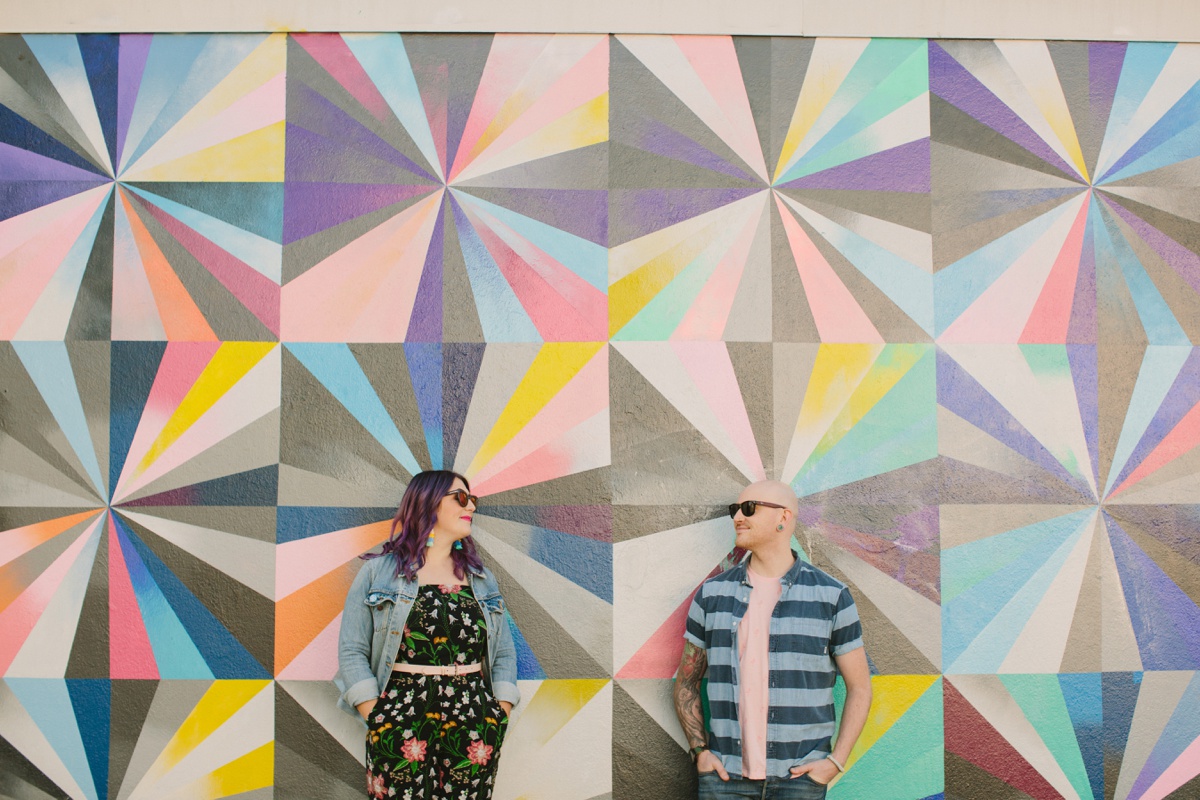 Engagement Session with Main Street Murals