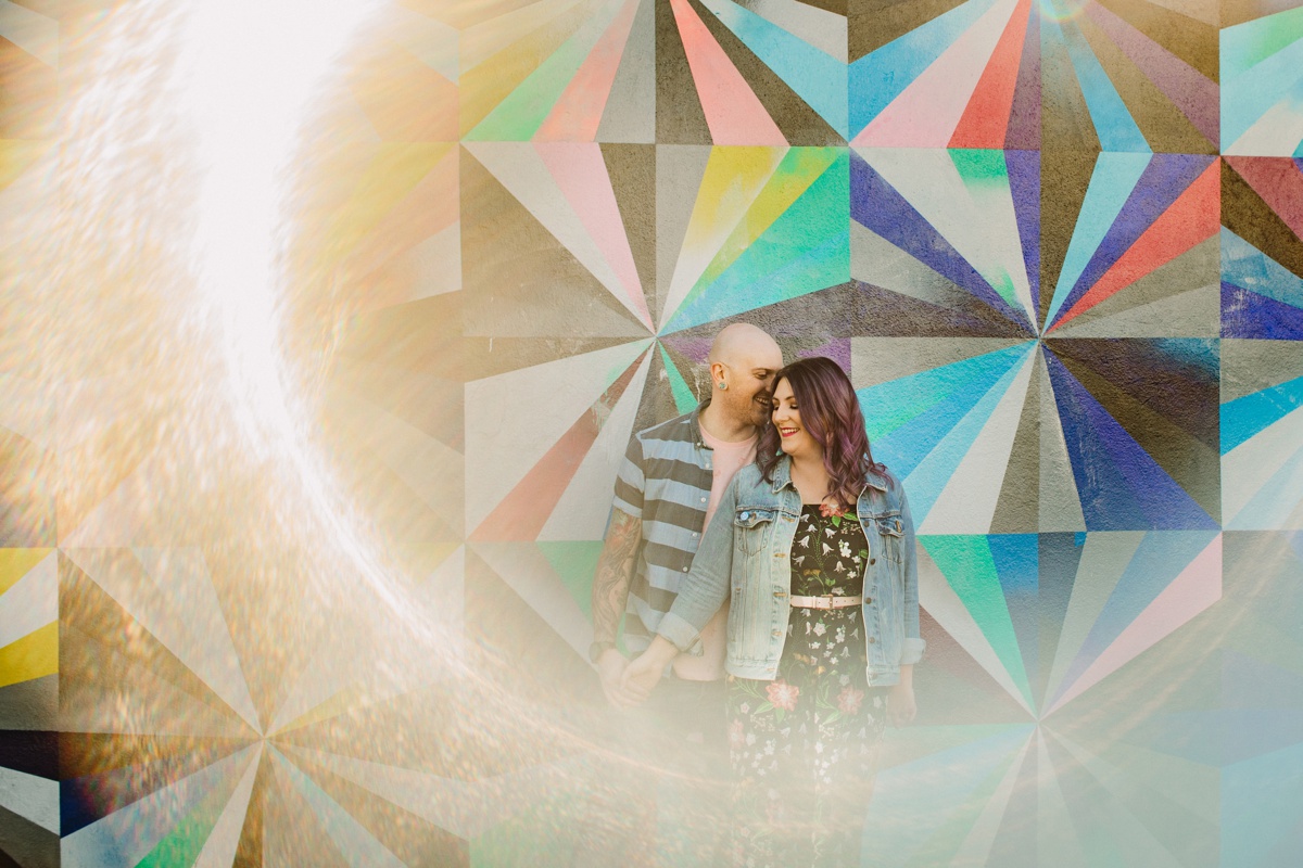 Engagement Session with Main Street Murals