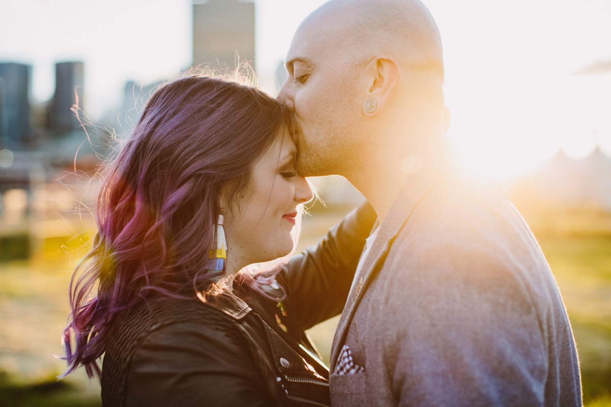 Vancouver Engagement at Sunset
