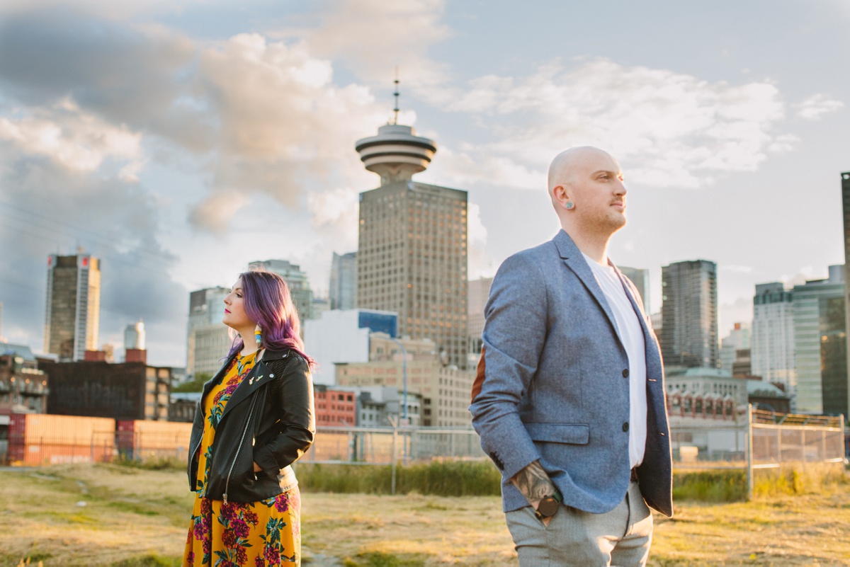 Crab Park Engagement Session Portrait